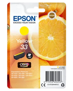 Epson Epson Tintenpatrone T3344/ 33 gelb – Produktbild 1 von 1