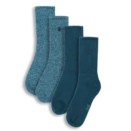Living Crafts LIVING CRAFTS - Unisex Socken, 2er Pack - Petrol (83% Bio-Baumwolle; 15% Polyamid (recycelt); 2% Elasthan), Nachhaltige Mode, Bio Bekleidung – Produktbild 1 von 1
