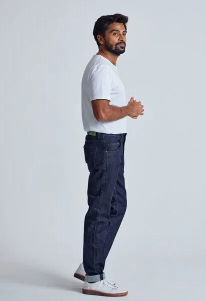 Flax and Loom Flax and Loom Slim Fit Jeans Miles, Deep sea (blau), – Produktbild 1 von 8