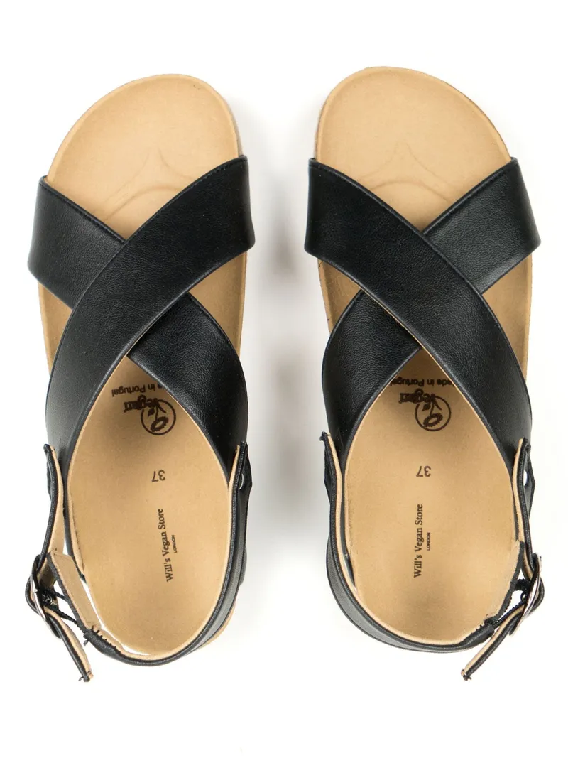 Will's Vegan Store Will's Vegan Store Damen vegan Sandalen Huarache Schwarz, Schwarz, – Produktbild 2 von 2