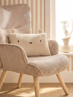 Vertbaudet Kissenbezug aus Musselin HASE Baby vanille – Produktbild 1 von 1