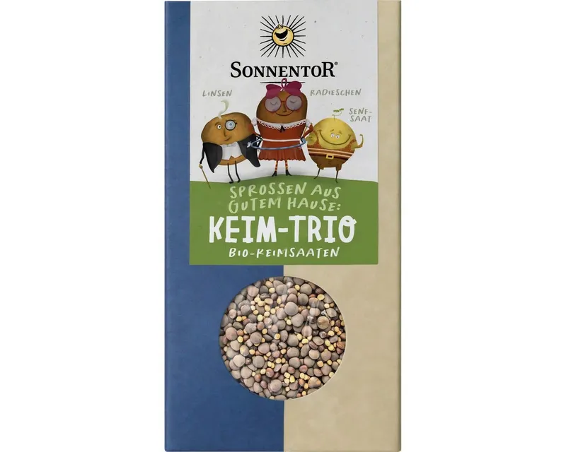 SONNENTOR SONNENTOR Samen Sonnentor Bio Keim-Trio – Produktbild 3 von 3