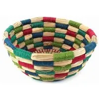El Puente El Puente Korb | Fair Trade & Handmade aus Bangladesch, Mehrfarbig, – Produktbild 1 von 1