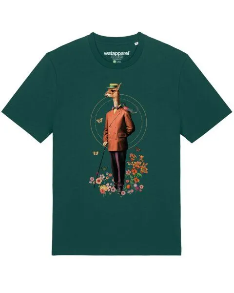watapparel watapparel T-Shirt Unisex Fancy Llama, Glazed green, – Produktbild 1 von 3