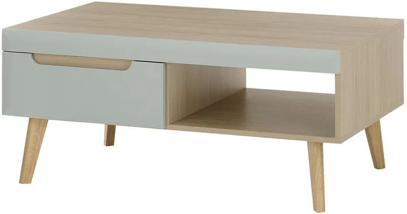 Home affaire Couchtisch Torge, Beistelltisch, Wohnzimmertisch, Tisch, Sofatisch (1-St), Schubkästen und Ablagefach, in drei Farben verfügbar, Braun, – Produktbild 8 von 8