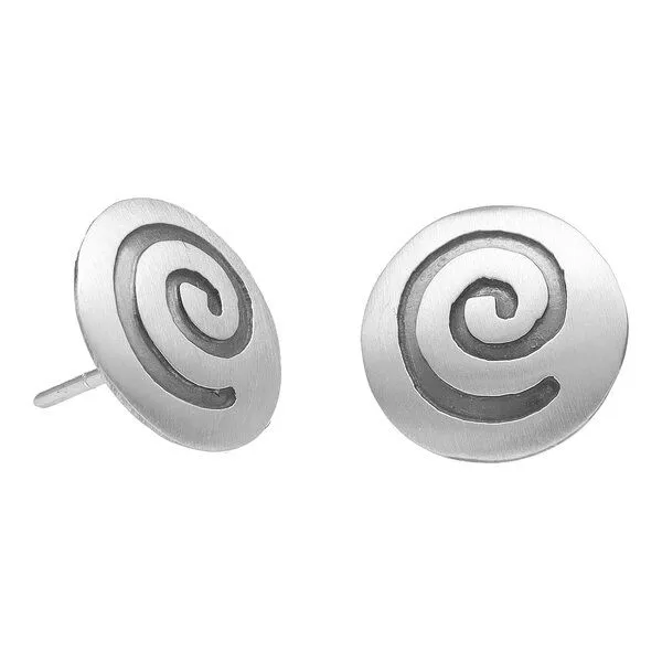 pakilia pakilia Silber Ohrringe Spirale Fair-Trade und handmade – Produktbild 1 von 3