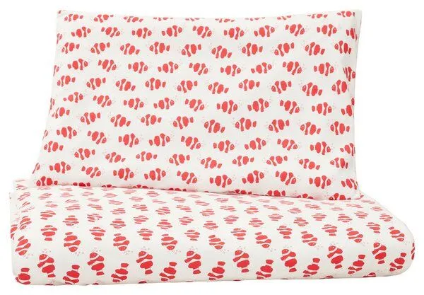 loud + proud loud + proud Kinder Jersey Bettwäsche-Set 100 x 135cm, GOTS-zertifiziert, Chili(rot), – Produktbild 3 von 4