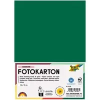 folia folia Fotokarton, 300 g/m², 50 x 70 cm, 10 Bogen, tannengrün – Produktbild 1 von 1