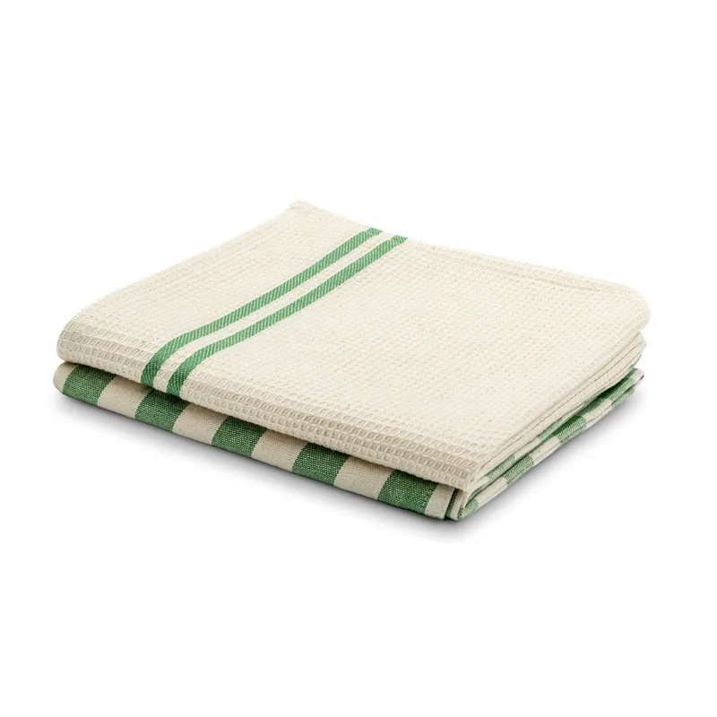 Living Crafts Living Crafts - Home Geschirrtücher, 2er-Pack (100% Bio-Baumwolle), Gemustert, – Produktbild 1 von 3