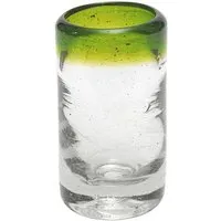 GLOBO Fair Trade GLOBO Fair Trade Glas TEQUILA aus Recyclingglas, mundgeblasen, verschiedene Designs, Grün, – Produktbild 1 von 1