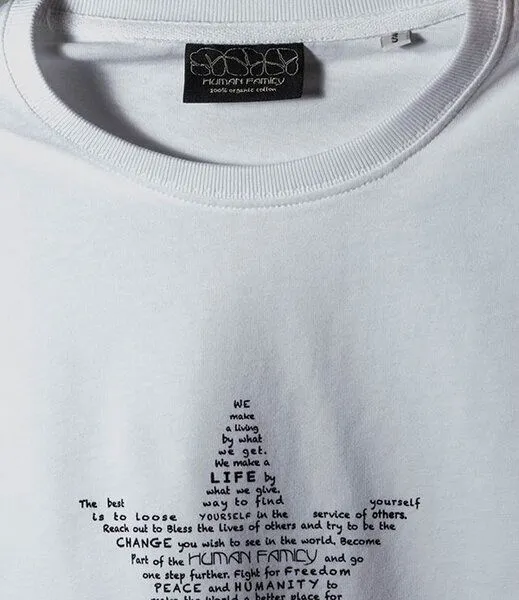 Human Family Schweres Bio Shirt von Human Family "Join Star" – Produktbild 1 von 4