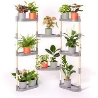 CitySens CitySens Blumenregal mit 8 Ablagen, Gris, – Produktbild 1 von 1