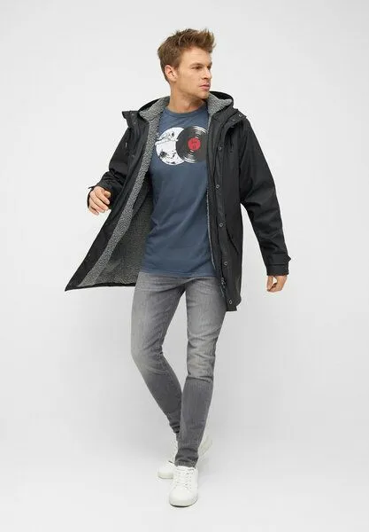 derbe derbe Winterjacke „Trekholm“, Phantom/grey, – Produktbild 3 von 4