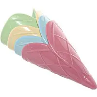 Spielstabil Spielstabil Eistüte fashion 4-teilig geschwungen, ca. 6 x 11,5 x 6 cm – Produktbild 1 von 1