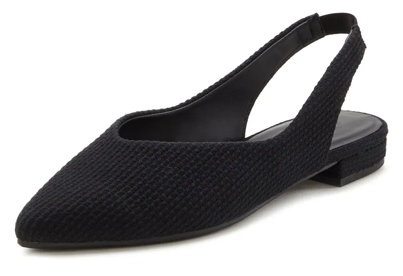 Lascana Ballerina schwarz, Schwarz, – Produktbild 3 von 3