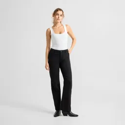 DAWN COSMA Flared Soft Denim - Chino - Stay Black - Stay Black / 32 / 30 – Produktbild 1 von 1