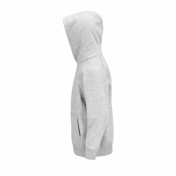 Sol's Sol's Kids´ Kapuzenpullover Sol´s Stellar Sweatshirt mit Kapuze Hoodie bis 12 Jahre Hoody, Grey melange, – Produktbild 3 von 3