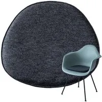easy and green easy and green Sitzkissen Filz Oval | aus upcycling rPET Filz | Rutschfest | 40 x 36cm – Produktbild 1 von 1