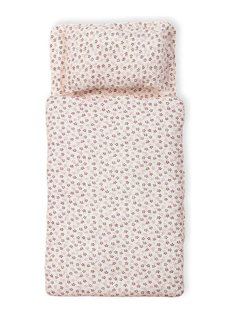 Pinolino Pinolino Puppenbettzeug Für Puppenwagen und Puppenbetten 'blümchen', Blau, – Produktbild 1 von 1
