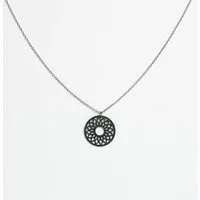 feinformart feinformart Kette mit Holzanhänger 'Spirit', Schwarz, – Produktbild 1 von 1