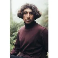 Kopyto Kopyto OCELOT - Herrenrollkragenpullover aus 100% Merinowolle Strickpullover, Bordeaux (rot), – Produktbild 1 von 1