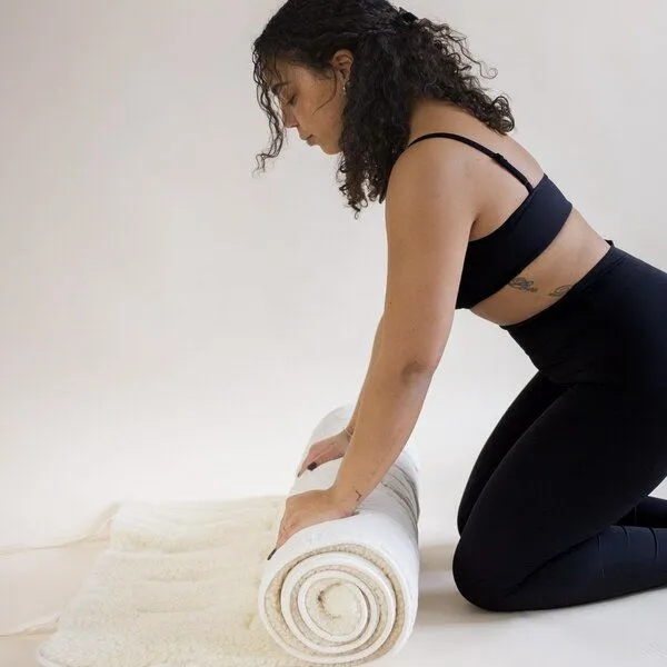 murmunto organics murmunto organics Yoga Matte aus Bio-Wole, für Yin Yoga, Meditation – Produktbild 2 von 4