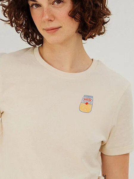 Kultgut Kultgut Artdesign - Biofair- Flauschiges Femin Shirt /Pasta, Natur, – Produktbild 3 von 3
