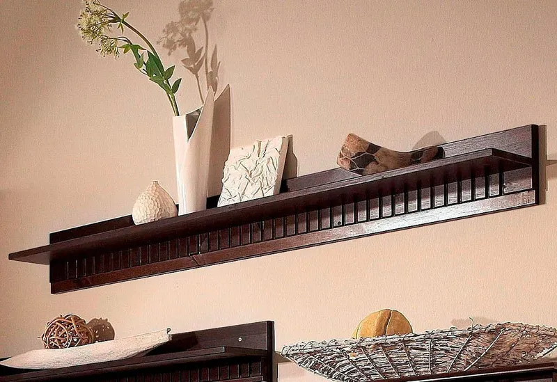 OTTO home Wandboard Cubrix, aus massivem Kiefernholz, in zwei unterschiedlichen Breiten, Braun, – Produktbild 8 von 8