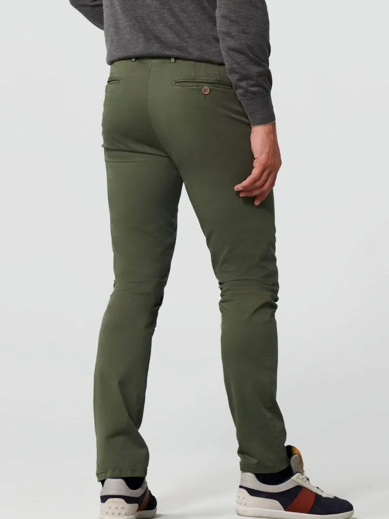 Meyer Meyer Chino Bonn Dunkelgrün - Größe 30, Dunkelgrün, – Produktbild 3 von 5