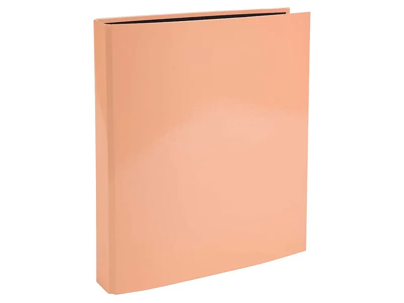 Exacompta 10 Exacompta Ringbücher "Aquarel", DIN A4, 4 Ringen in D-Form, korallenrot – Produktbild 1 von 2