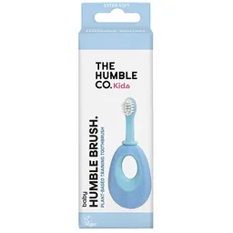 The Humble The Humble Co. Pflanzliche Baby-Zahnbürste, extra weich - Blau – Produktbild 1 von 1