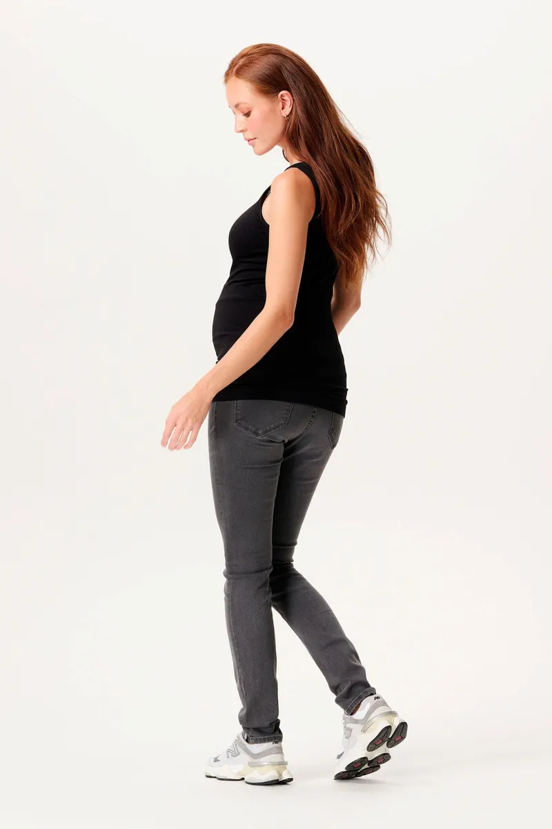 Noppies Maternity Tanktop rib Sama, Schwarz, – Produktbild 3 von 3