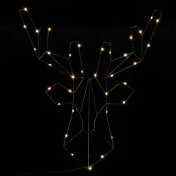 Casaria® LED Rentier Weihnachten Metall Warmweiß – Produktbild 1 von 1