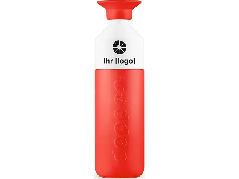 Dopper Dopper Trinkflasche "Steel" 800 ml inkl. 1-farbigem Aufdruck, vivid red – Produktbild 1 von 1