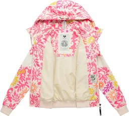 ragwear ragwear Outdoorjacke Nuggie Block Flower modische Damen Freizeitjacke mit floralem Print – Produktbild 1 von 1