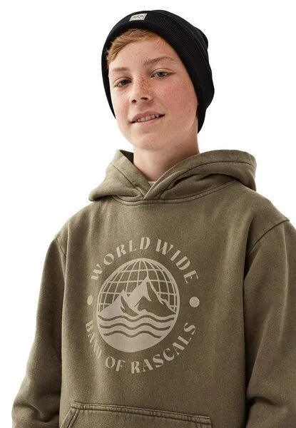 Band of Rascals Band of Rascals World Wide Hooded, Faded-olive, – Produktbild 2 von 4