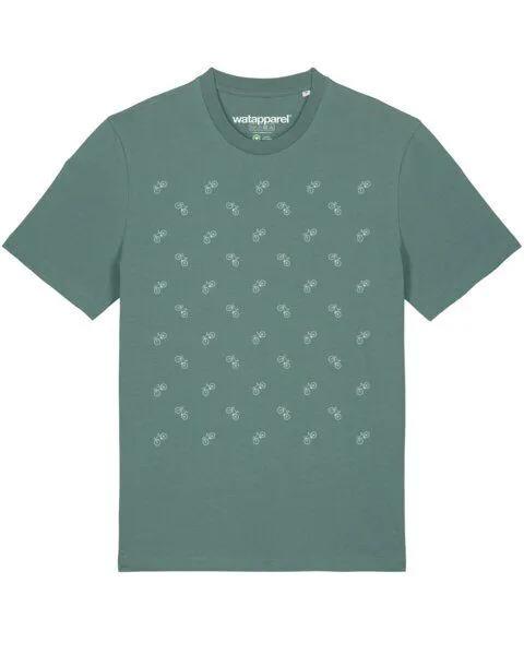 watapparel watapparel T-Shirt Unisex Fahrräder, Green bay, – Produktbild 1 von 3