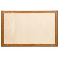 Kork Deko Kork-Deko Rahmen 90x60 cm für Pinnwand aus Kork – Eiche hell – DIY Holzrahmen leer – Produktbild 1 von 1