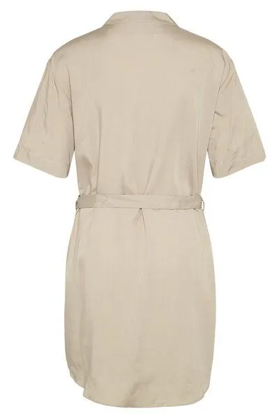 Wunderwerk Wunderwerk Damenkleid aus Tencel "Tunic dress 1/2 TENCEL", Hellbraun (light sand 222), – Produktbild 3 von 4