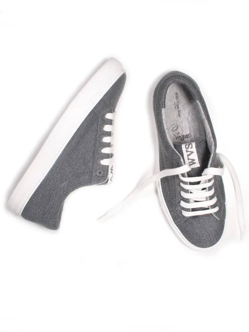 Will's Vegan Store Will's Vegan Store Herren vegan Sneakers Ldn Biologisch Abbaubar Grau, Grau, – Produktbild 2 von 2