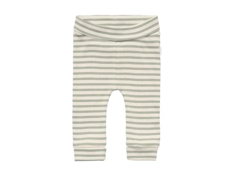 Noppies Nabelbundhose Bio-Baumwolle (kbA) iceberg green geringelt rip 56, Grün, – Produktbild 1 von 1