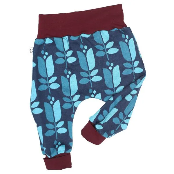 Frija Omina Frija Omina Mitwachsende Jaquard-Krabbelhose Jacki, Tulpe blau, – Produktbild 2 von 2