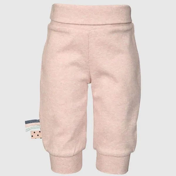 OrganicEra Baby-Hose mit Gummiband 'OrganicEra' aus Bio-Baumwolle, Rose, – Produktbild 1 von 4
