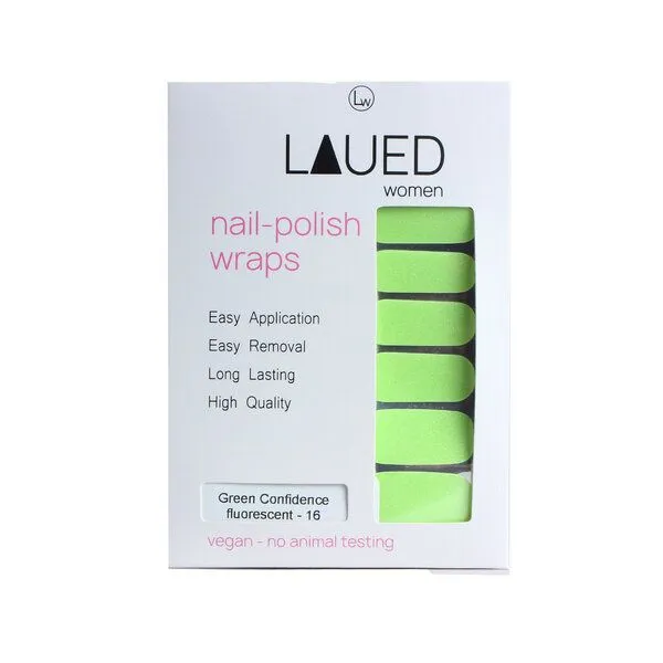 Vargu Vargu LAUED Nagelfolien fluorescent, Green confidence, – Produktbild 4 von 4
