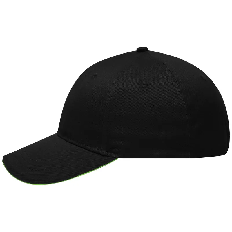 Myrtle Beach myrtle beach Kappe 6 Panel MB6212 Einheitsgröße black/lime-green – Produktbild 1 von 1