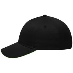 Myrtle Beach myrtle beach Kappe 6 Panel MB6212 Einheitsgröße black/lime-green – Produktbild 1 von 1