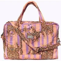 KIKOONI KIKOONI handgefertigte große Reisetasche " TRAVELER BAG ", Poppy tiger peach fusion, – Produktbild 1 von 1