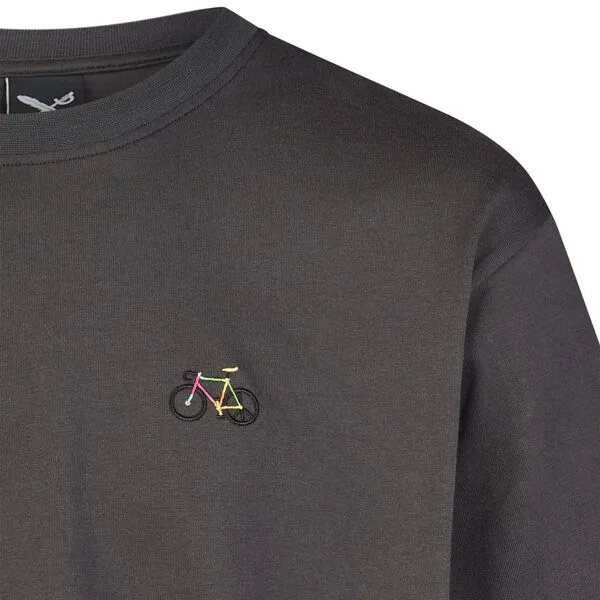 Iriedaily Iriedaily Peaceride Emb Tee, Coal (grau), – Produktbild 2 von 3