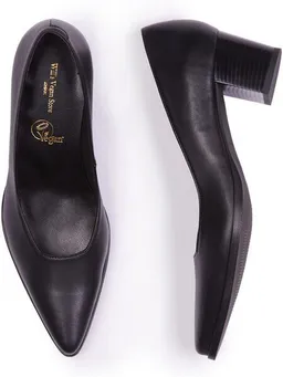 Will's Vegan Shop Will's Vegan Shop Schwarze spitze Pumps für Damen – Produktbild 1 von 1