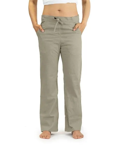 SCHAZAD Leinenhose Essential Slim von SCHAZAD, Oliv, – Produktbild 3 von 4
